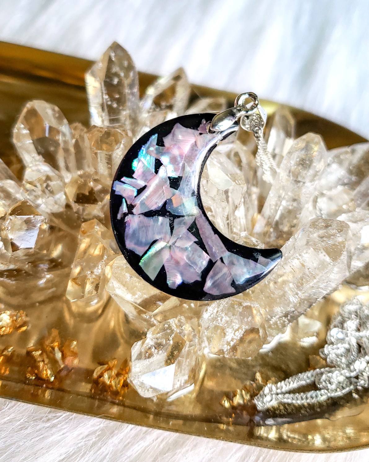 Abalone Moon Pendant - Image 4