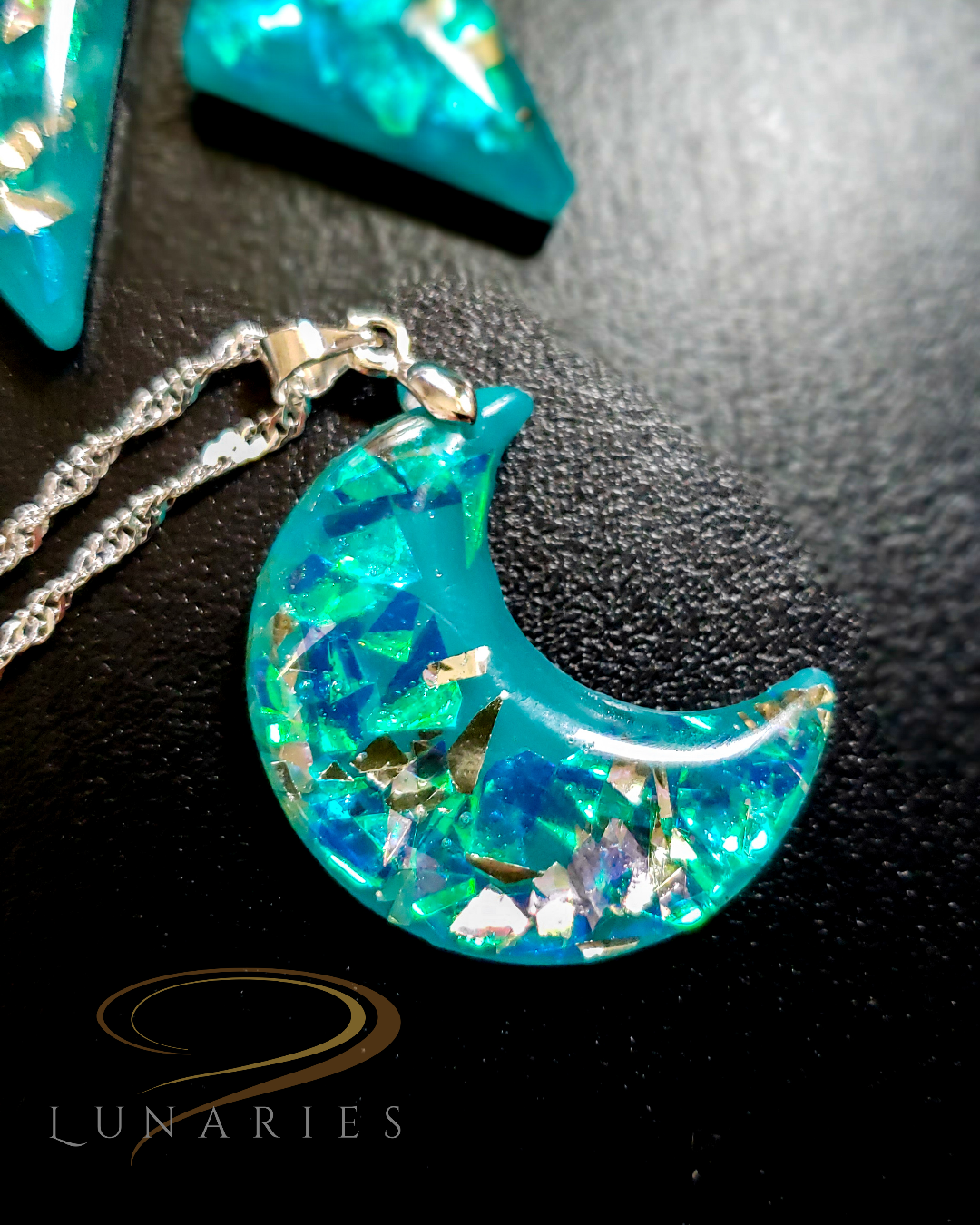 Holographic Moon Pendant - Image 3