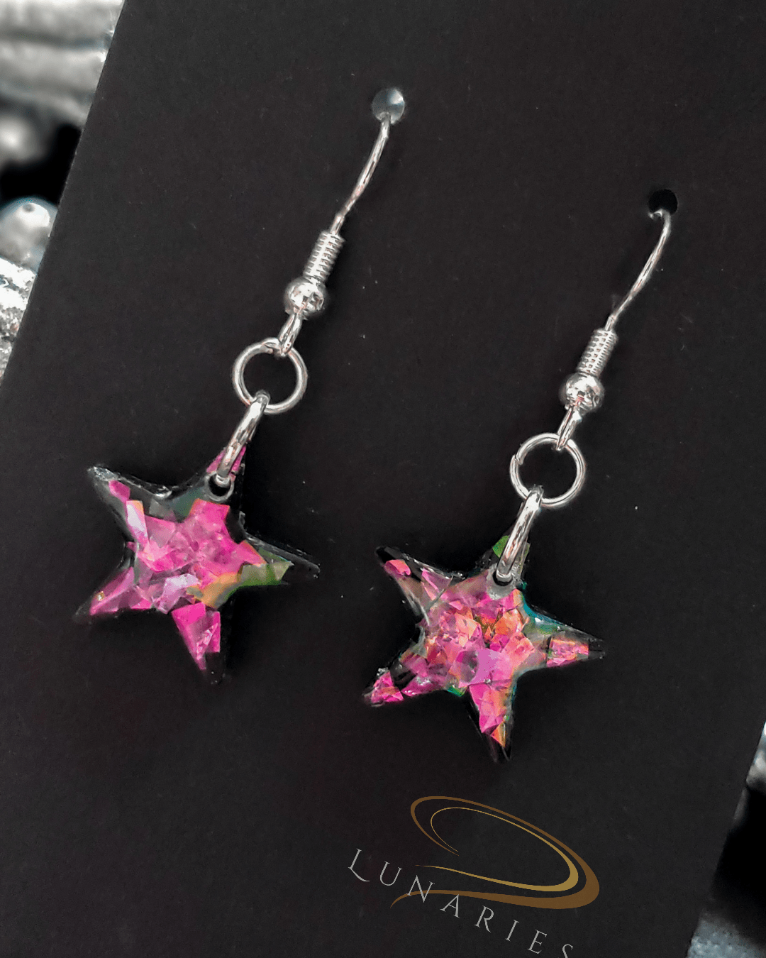 Holographic Star Earrings - Image 6