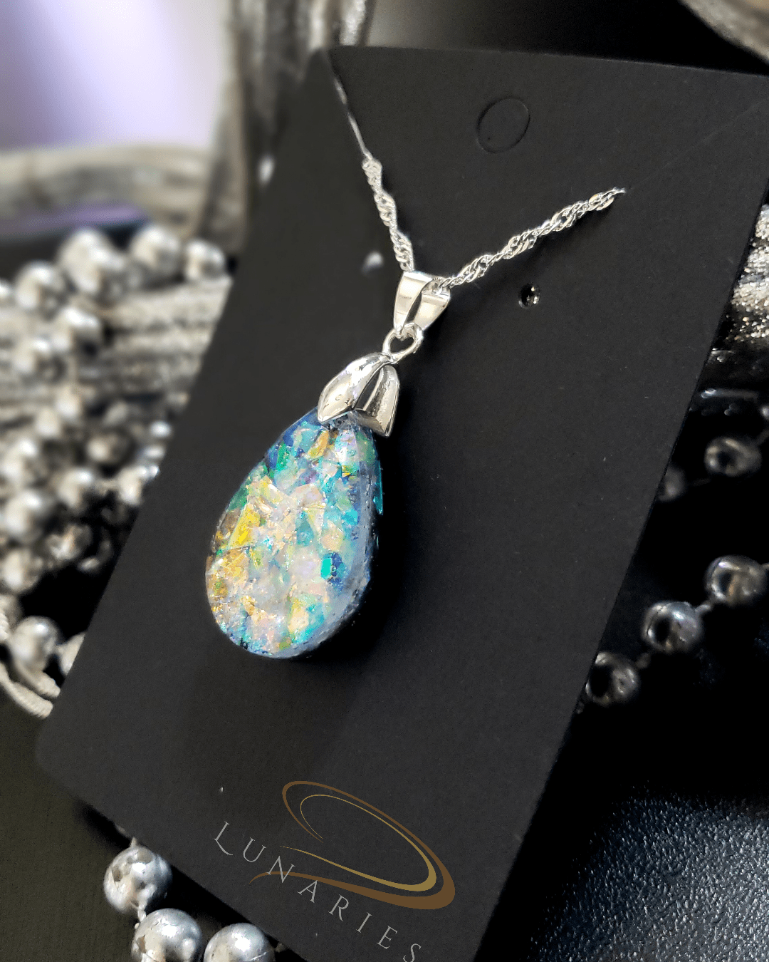 Holographic Teardrop Pendant - Image 2