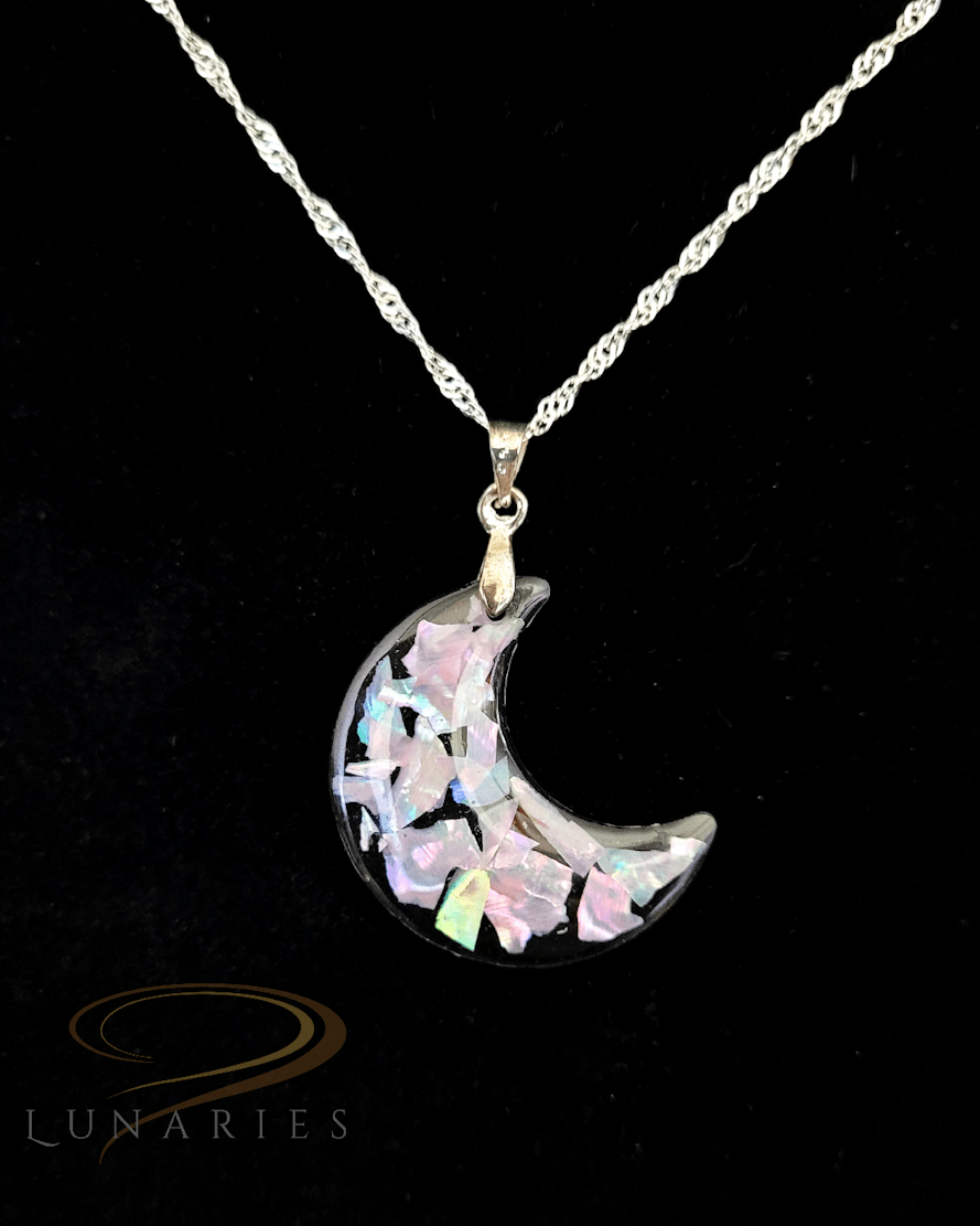 Abalone Moon Pendant