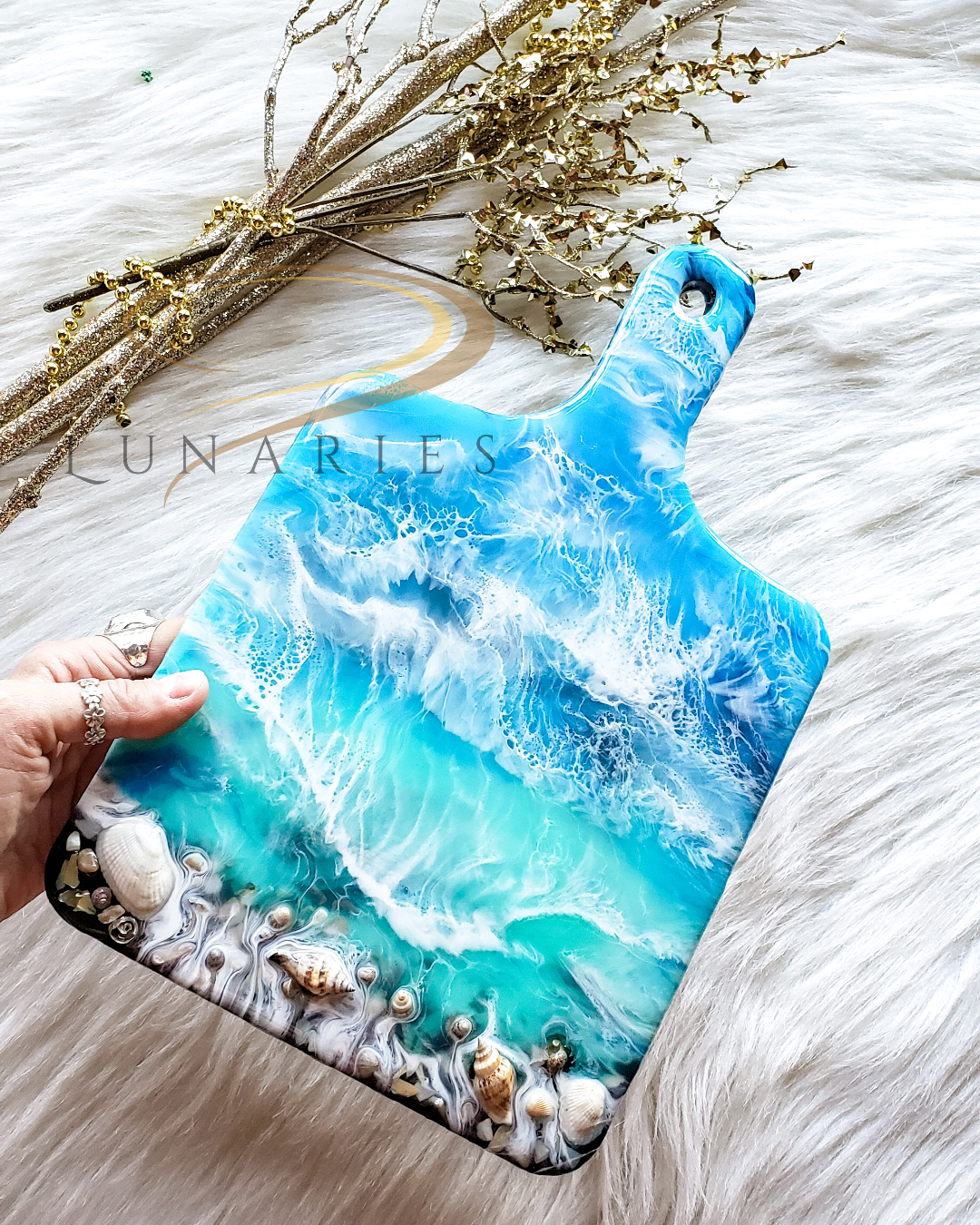 Charcuterie Resin Serving Board - Image 4