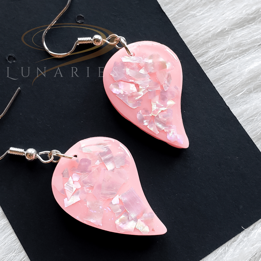 Tears Earrings with Crushed Abalone - Image 2