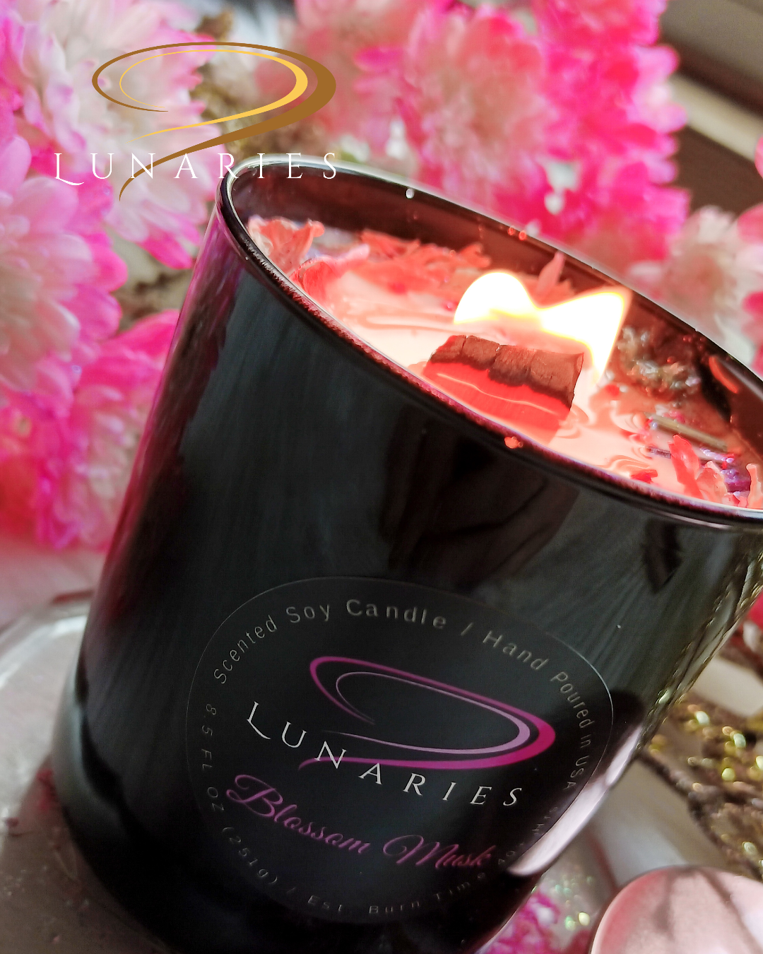 Blossom Musk Botanical Soy Candle - Image 9