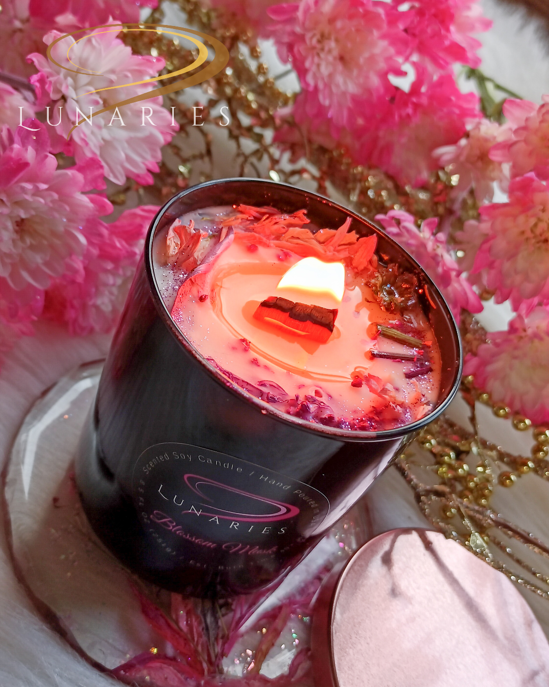 Blossom Musk Botanical Soy Candle - Image 8