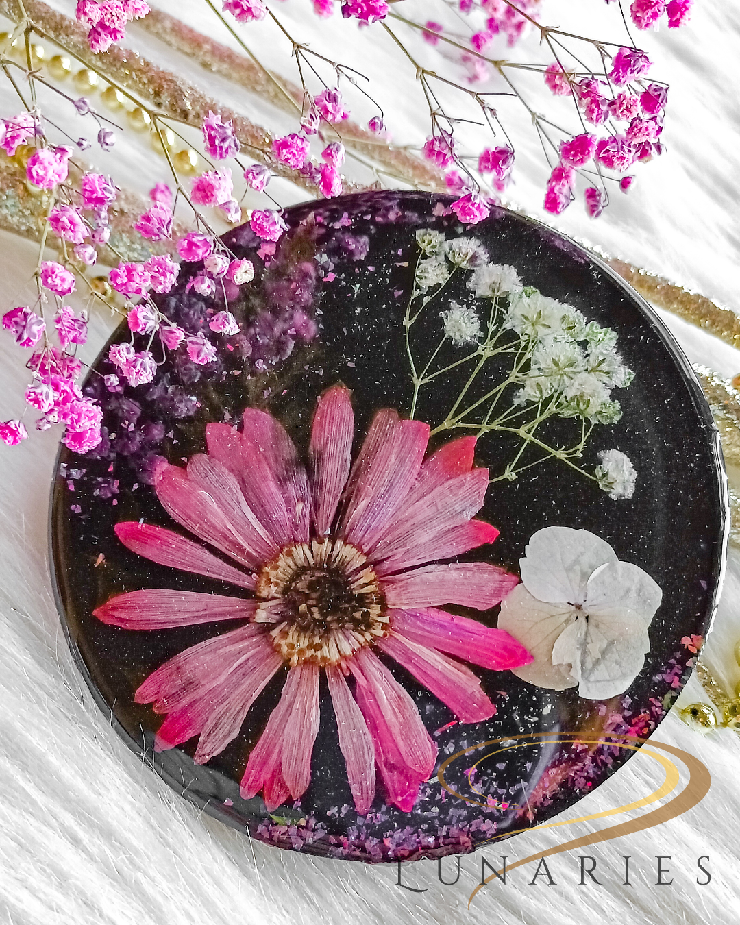 Dried Flowers Decor - Pink