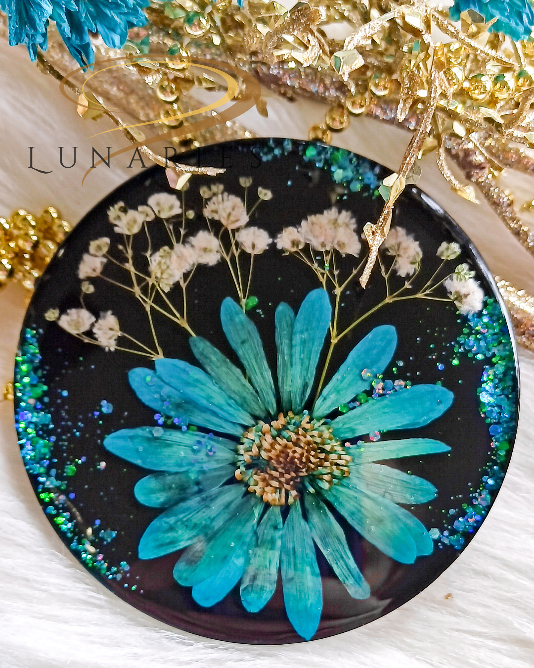 Dried Flowers Decor - Blue