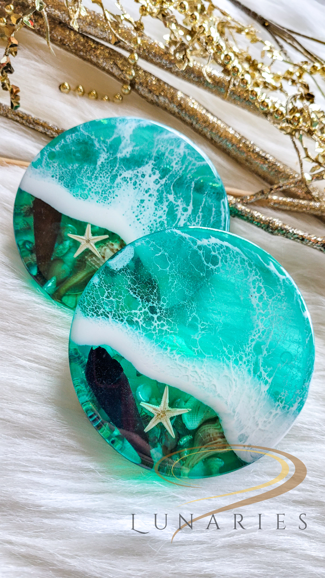 Ocean Coasters with Seashells - Image 9