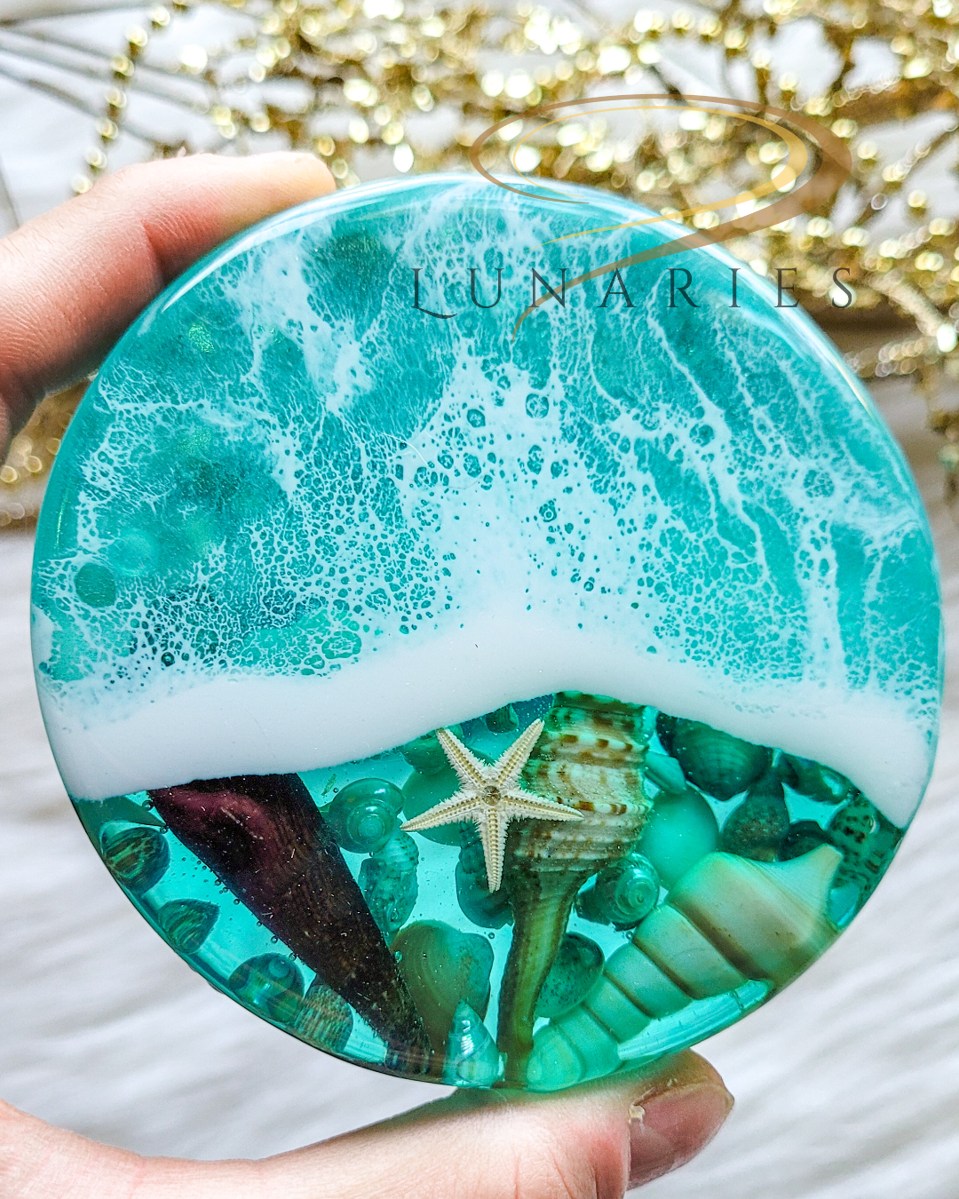 Ocean Coasters with Seashells - Image 8
