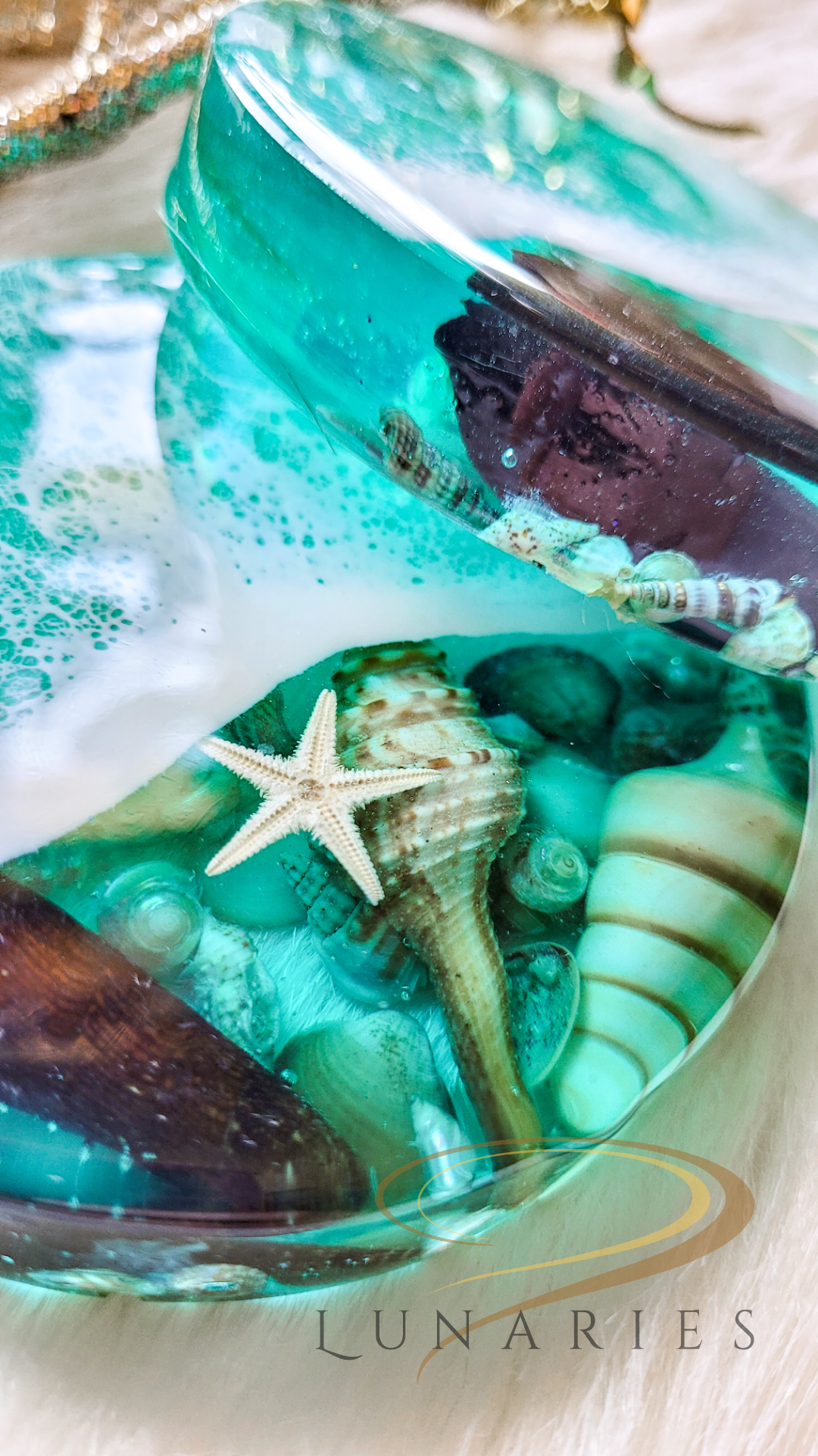 Ocean Coasters with Seashells - Image 4