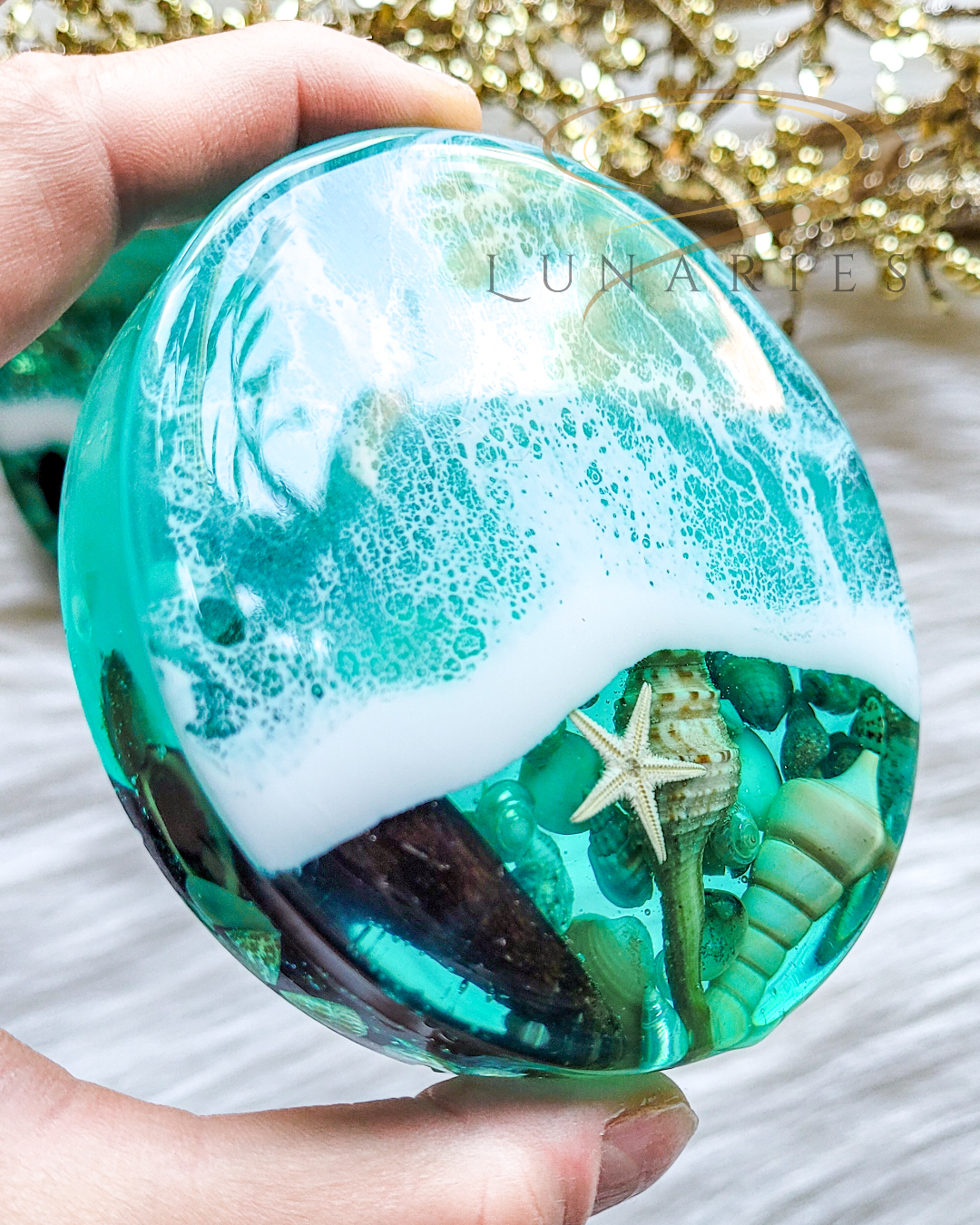 Ocean Coasters with Seashells - Image 3