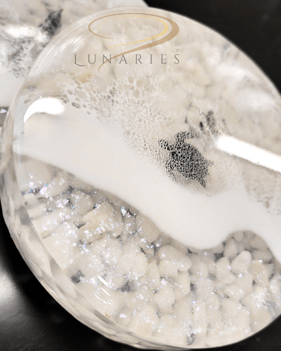 Ocean Coasters with White Rocks - Image 3