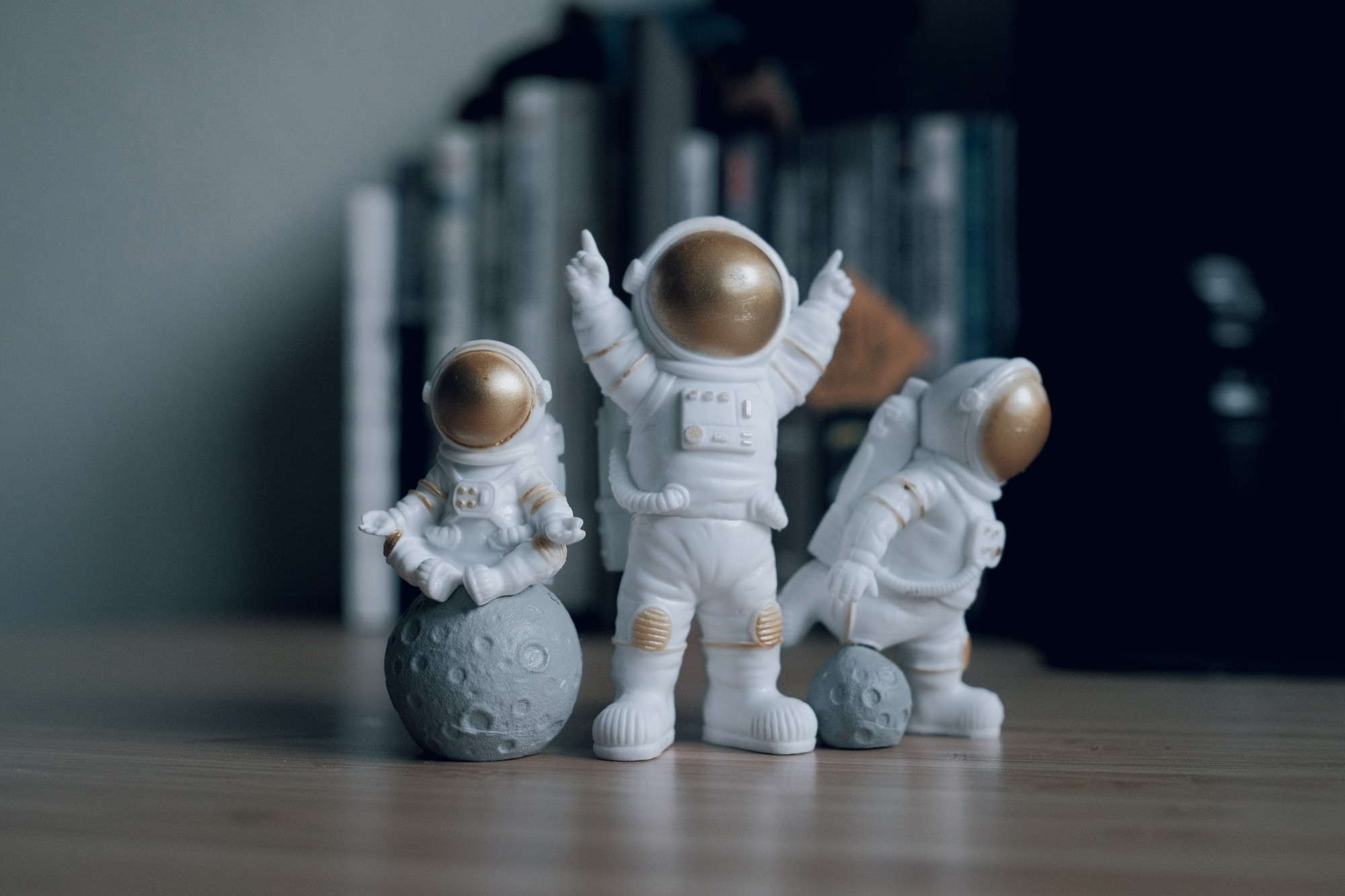 Picture of astronaut figurines