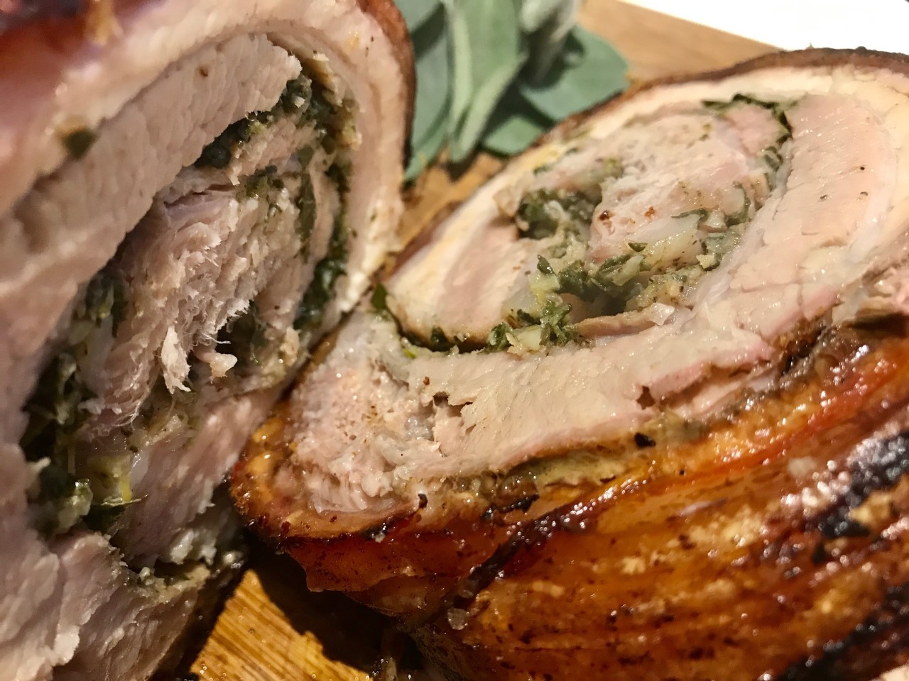 Hjemmelavet Porchetta Langtidsstegt Pa Grill Madfilosofie