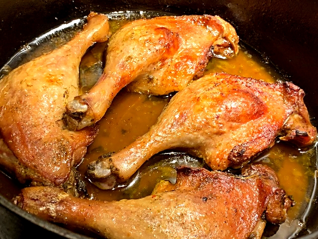 Andelar Med Stegte Nudler Og Mangosalat Madfilosofie