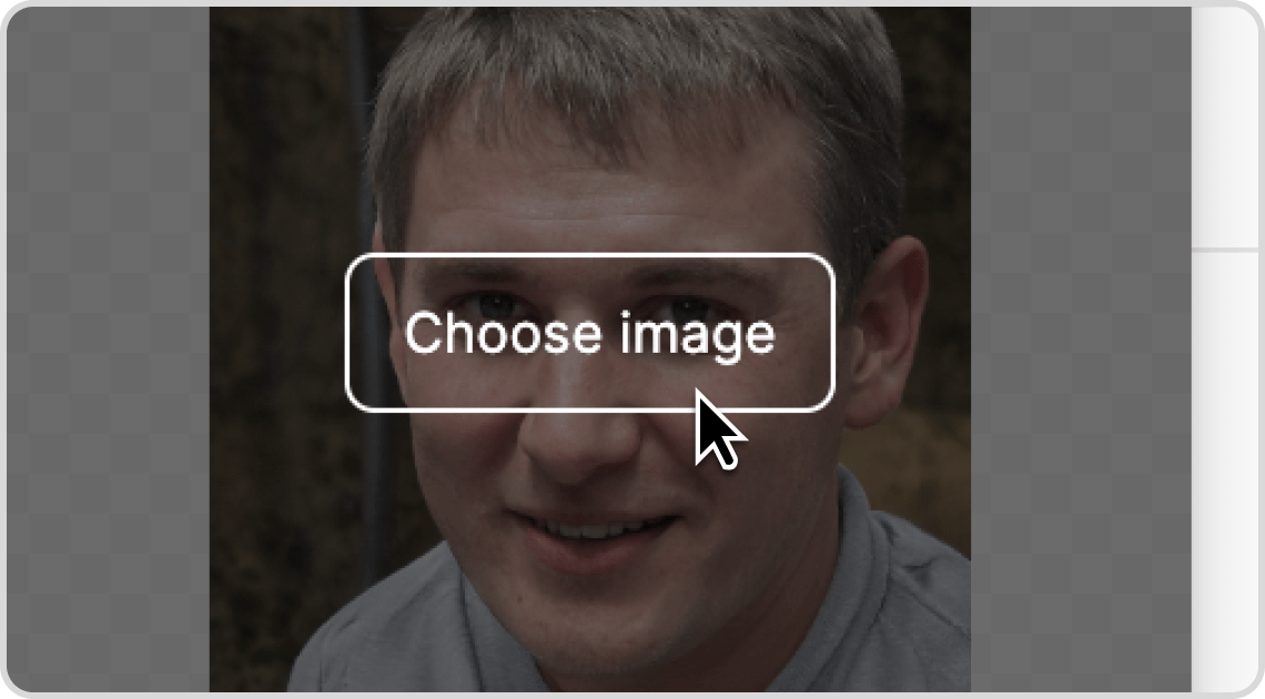 Clicking 'Choose image' button