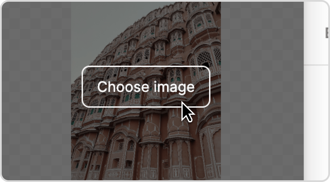 'Choose image' button