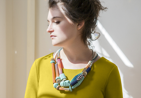 Craft Fashion Paper Bead Statement Necklace Make