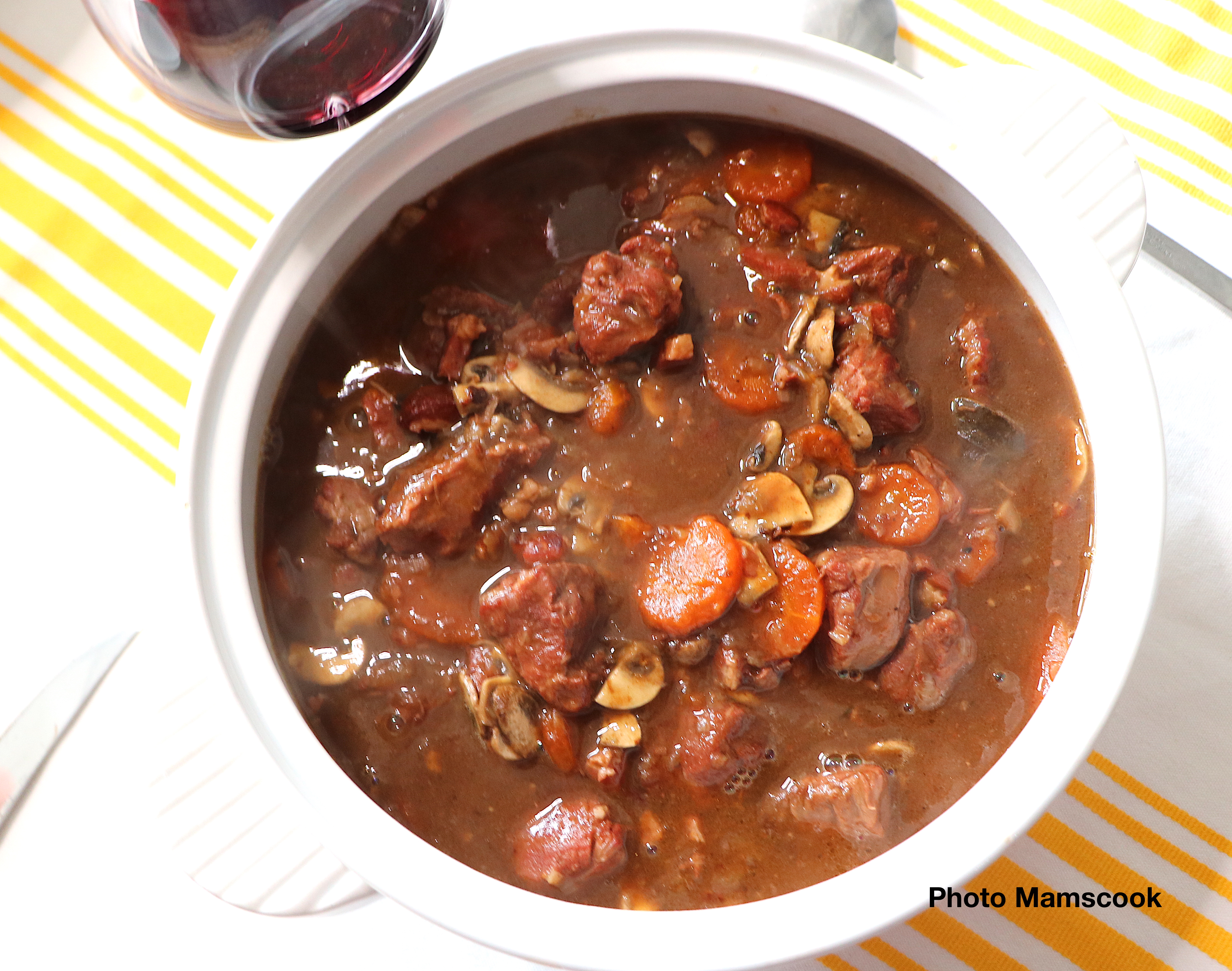 Joues De Porc Facon Bourguignon