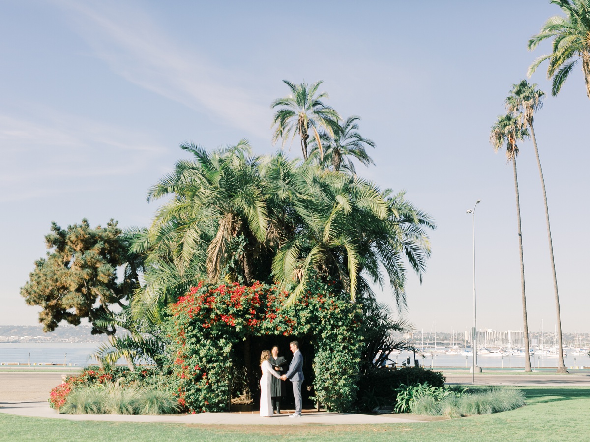 San Diego Courthouse Wedding Downtown Waterfront Elopement