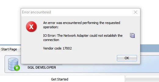 How To Fix Io Error The Network Adapter Could Not Establish The Connection On Oracle 12c Manjaro Dot Site