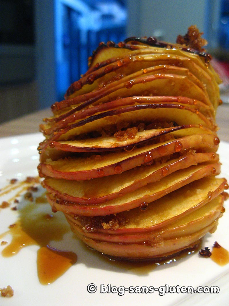 Recette Pomme Cuite Au Four Et Son Crumble Sans Beurre Et Sans Gluten Blog Sans Gluten
