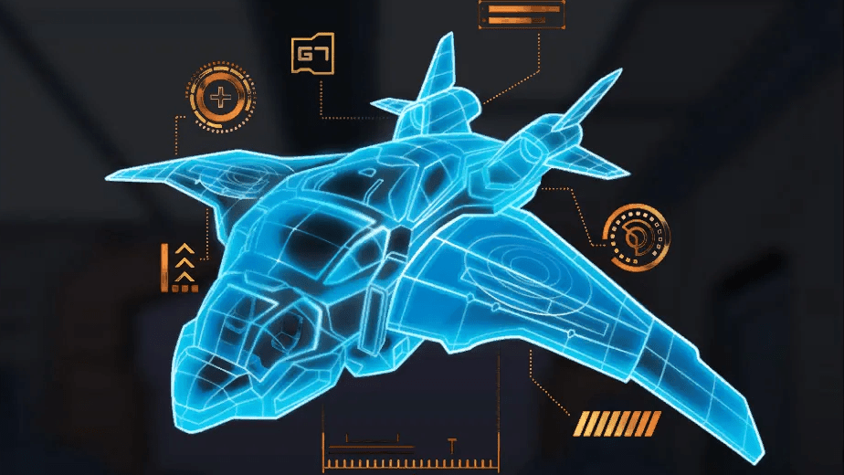 Quinjet Blueprint Variant Art