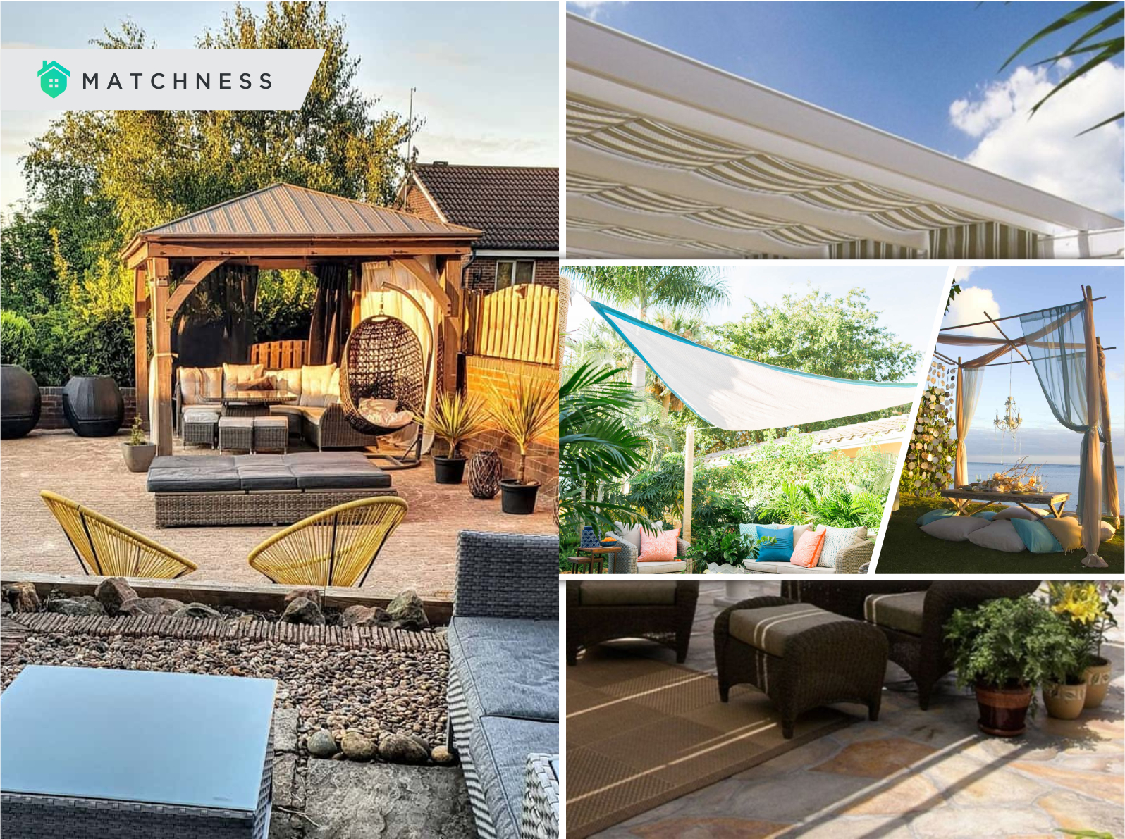 60 Backyard Patio And Deck Shade Ideas Matchness Com