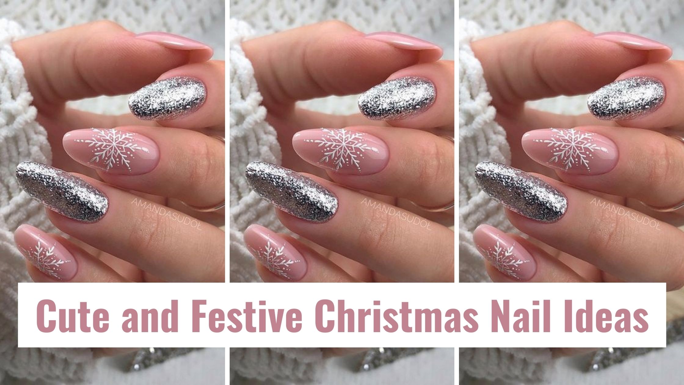 25 Cute And Festive Christmas Nail Ideas To Try This Year May The Ray