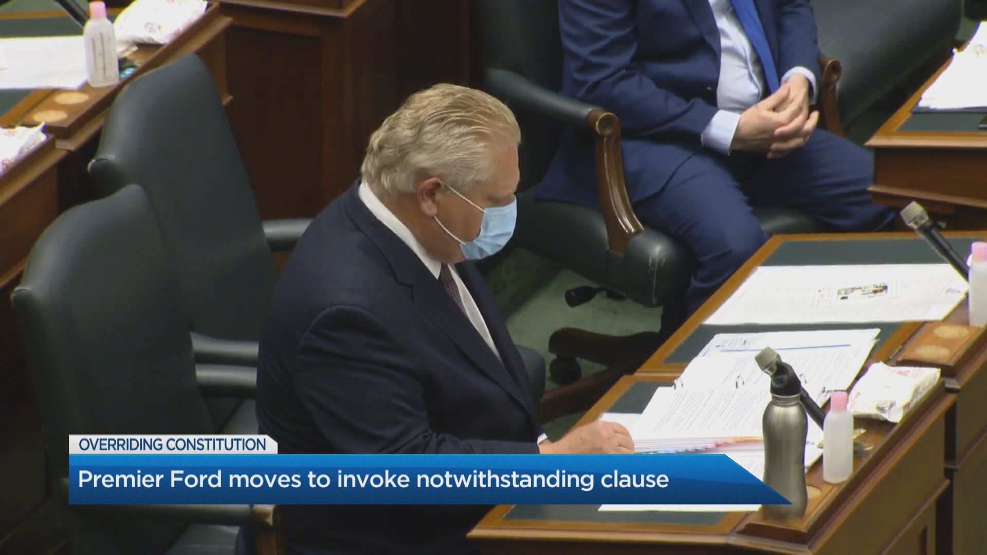 Click to play video: 'Ontario Premier Doug Ford moves to invoke notwithstanding clause'