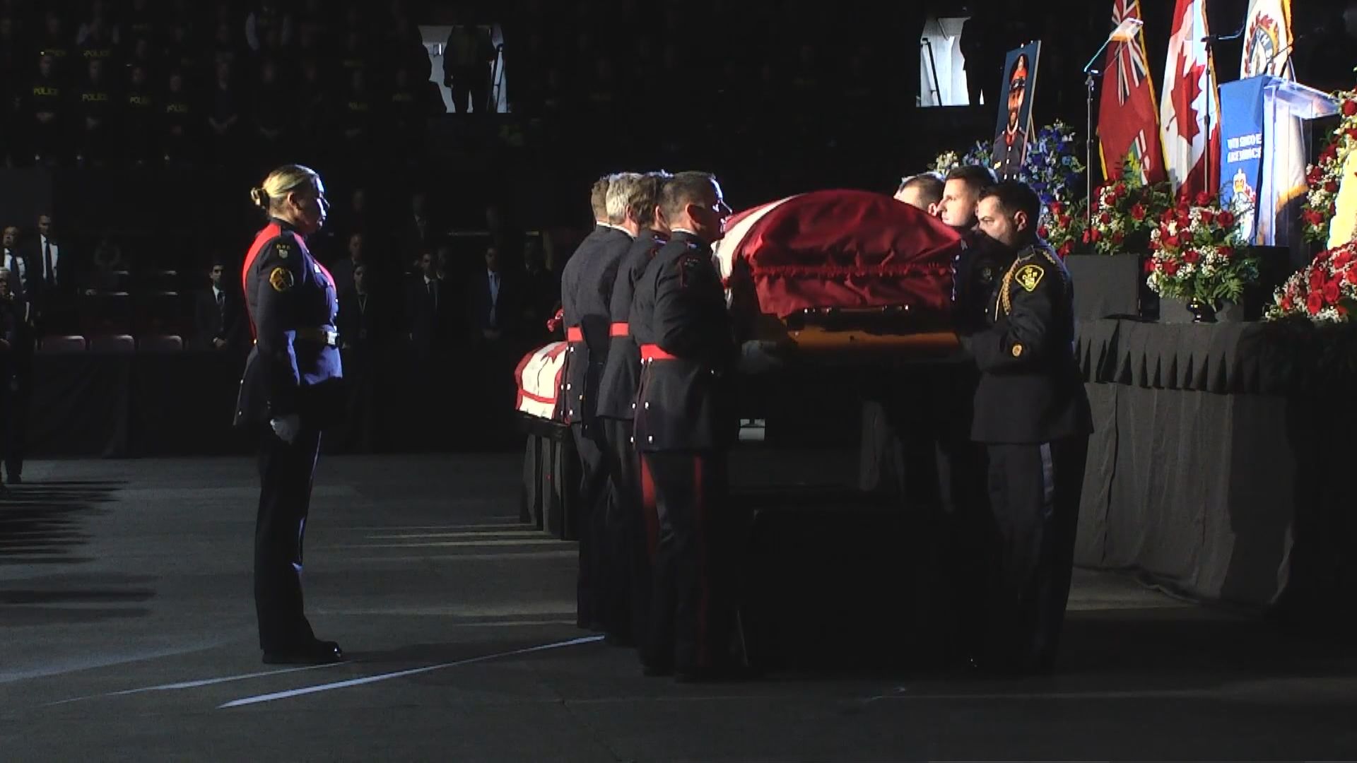 This Loss Is Deeply Personal Funeral In Barrie Ont Remembers Slain Officers Globalnews Ca