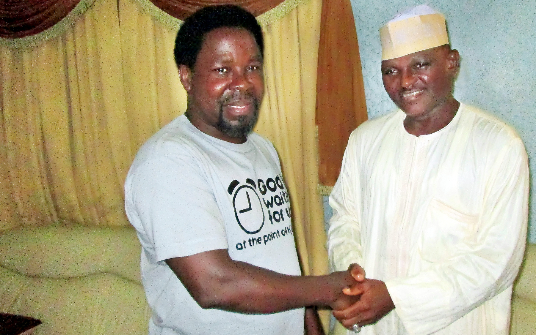 “Al-Mustapha visits T.B Joshua after release from Kirikiri prison”