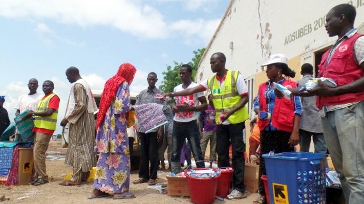 IDP Camp used to illustrate the story