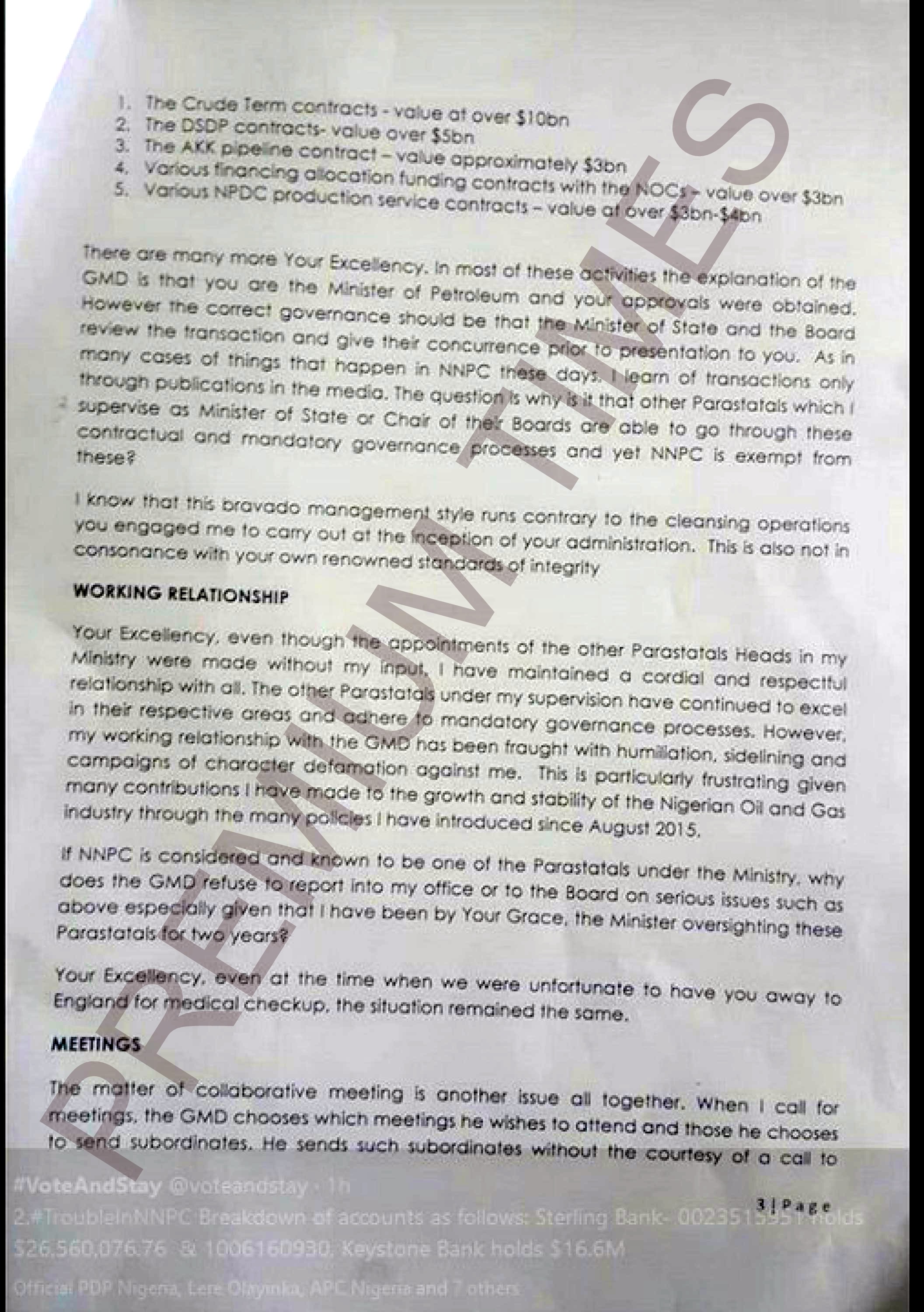 Kachikwu's Letter to PMB-3