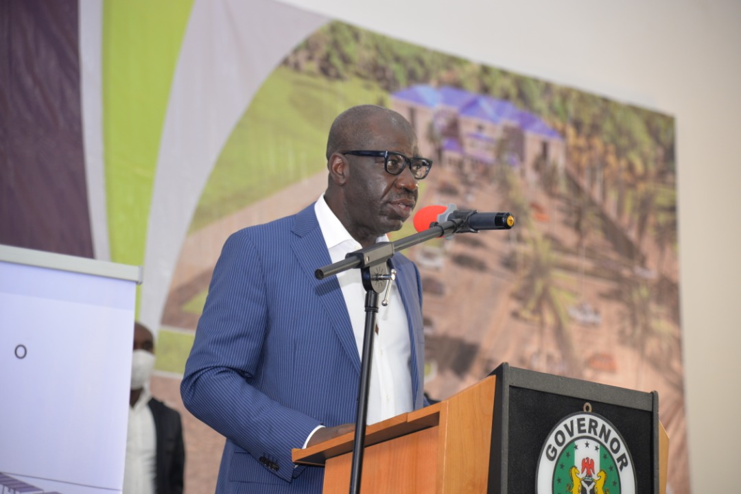 The Edo State governor, Godwin Obaseki [PHOTO CREDIT: @GovernorObaseki]