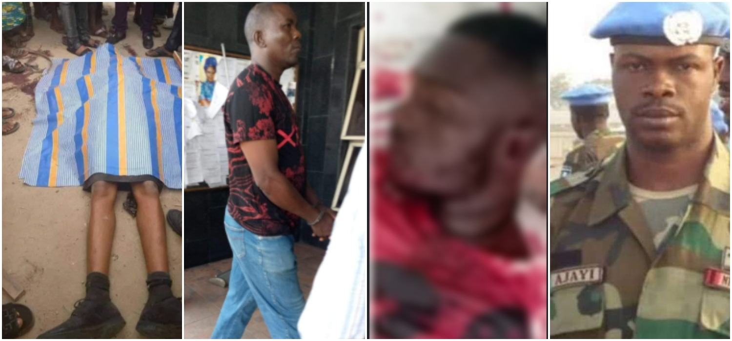 Collage of victims and killers