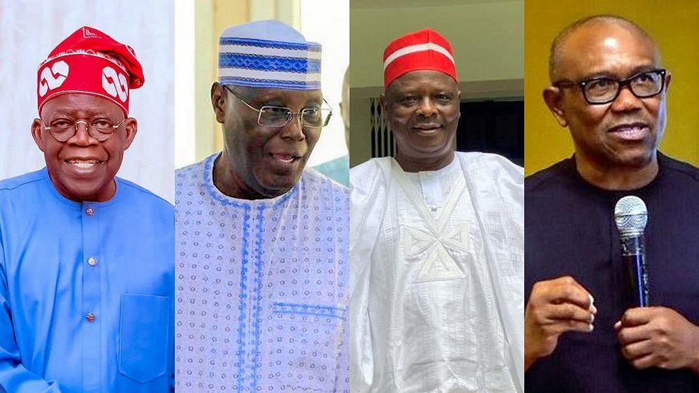 Four main presidential candidates during the 2023 presidential elections
