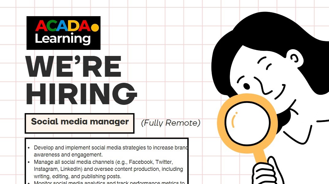 Acada Learning Social Media Manager