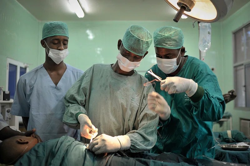 medical doctors conducting surgery PHOTO CREDIT @Rawpixel https://www.google.com/url?sa=i&url=https%3A%2F%2Fwww.rawpixel.com%2Fimage%2F3372990%2Ffree-photo-image-doctor-operation-general-surgery&psig=AOvVaw35Z6q993Z49eqwBbImvJ64&ust=1720358579220000&source=images&cd=vfe&opi=89978449&ved=0CBEQjRxqFwoTCPCA_JbBkocDFQAAAAAdAAAAABAE