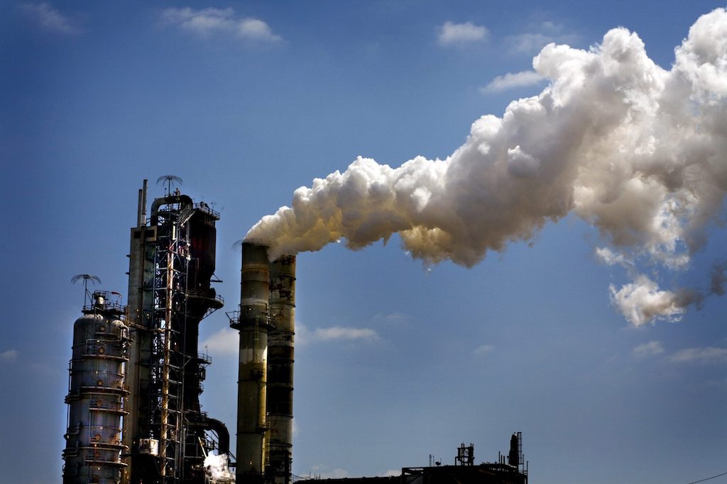 A refinery used to illustrate the story