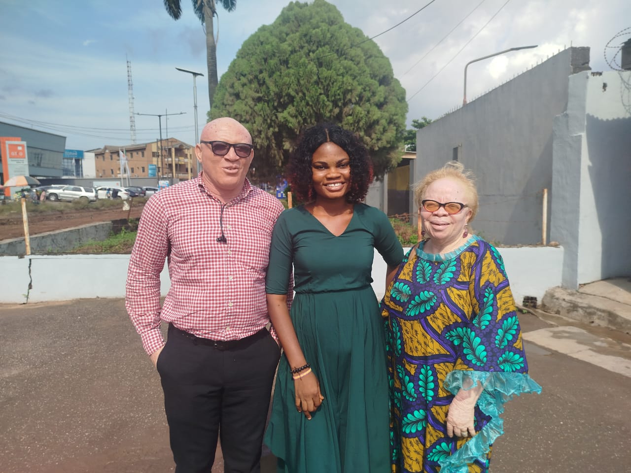 Mr Tolani Ojuri, Blessing Oladunjoye and Mrs Bisi Bamise