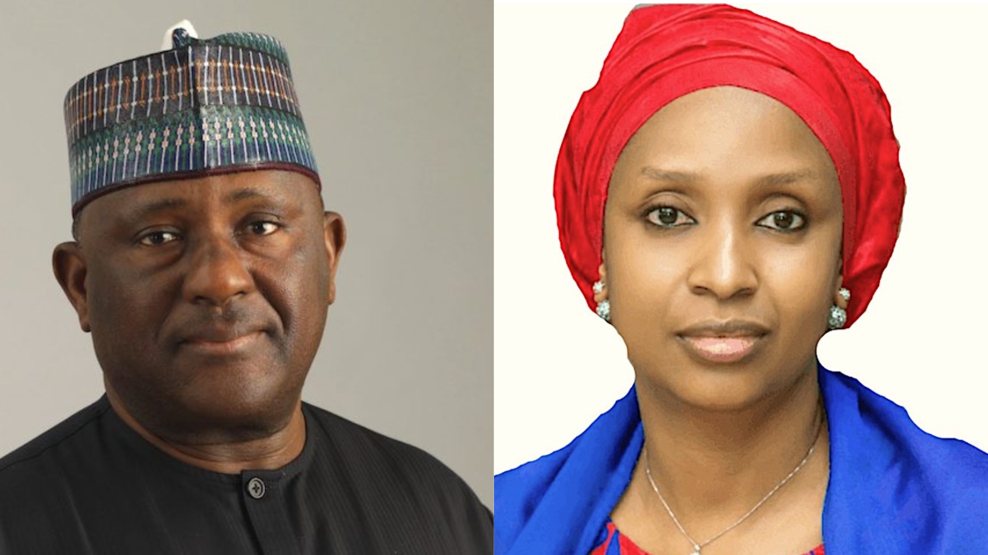 A collage of BUA Chairman Abdul Samad Rabiu and Hadiza Bala Usman