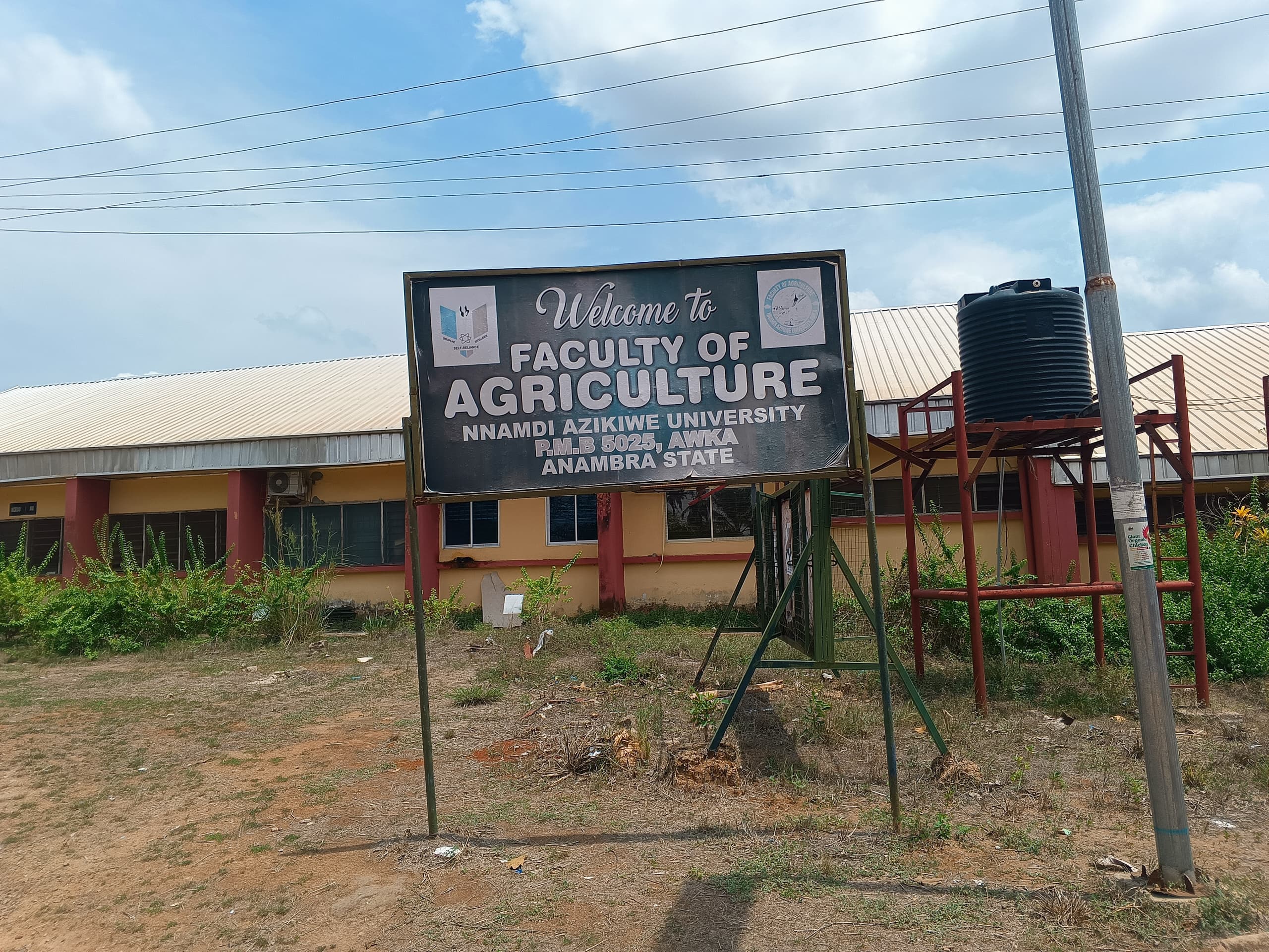 Faculty signboard