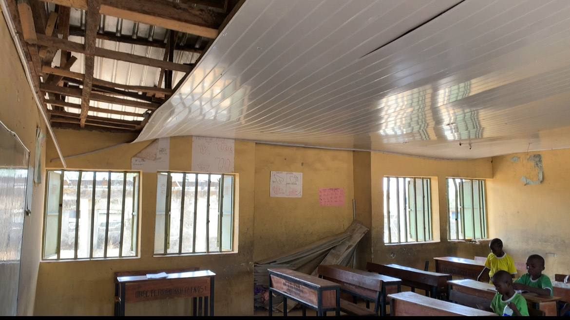 One of the class rooms, LEA Primary School Dagiri.