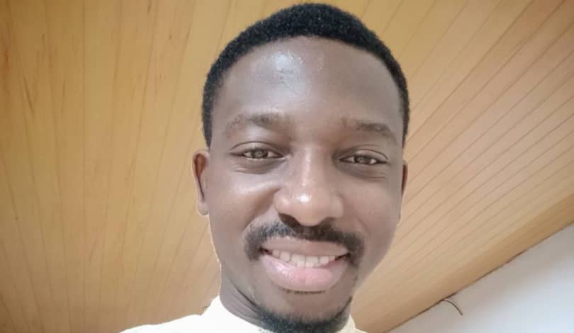 Lewis Aituma, a senior resident in Obstetrics and Gynaecology