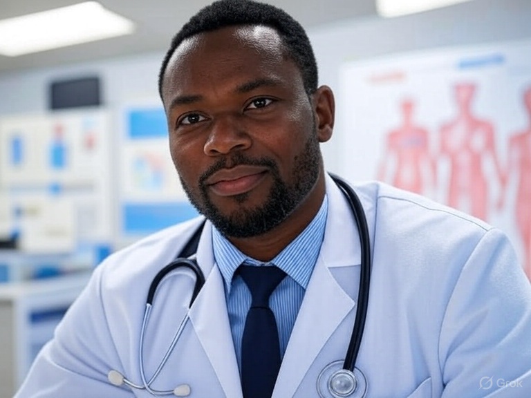 An Ai generated image of a A doctor holding a stethoscope