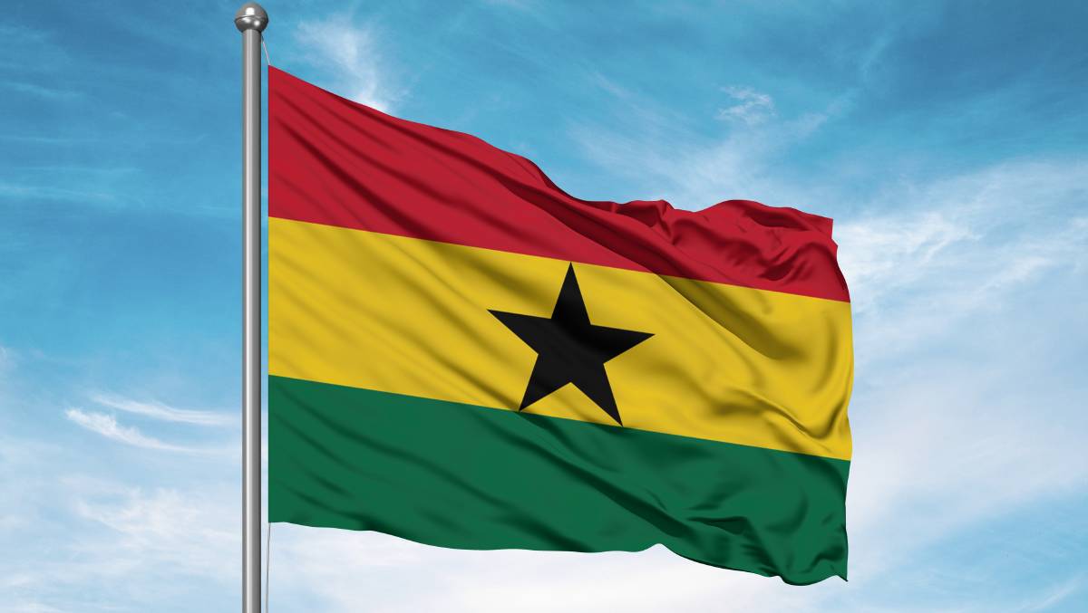Ghanian flag [PHOTO CREDIT: Ghana Embassy Cote d'Ivoire]