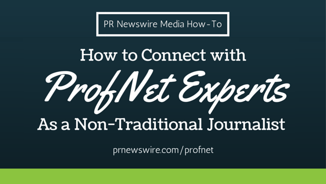 prn media how to profnet