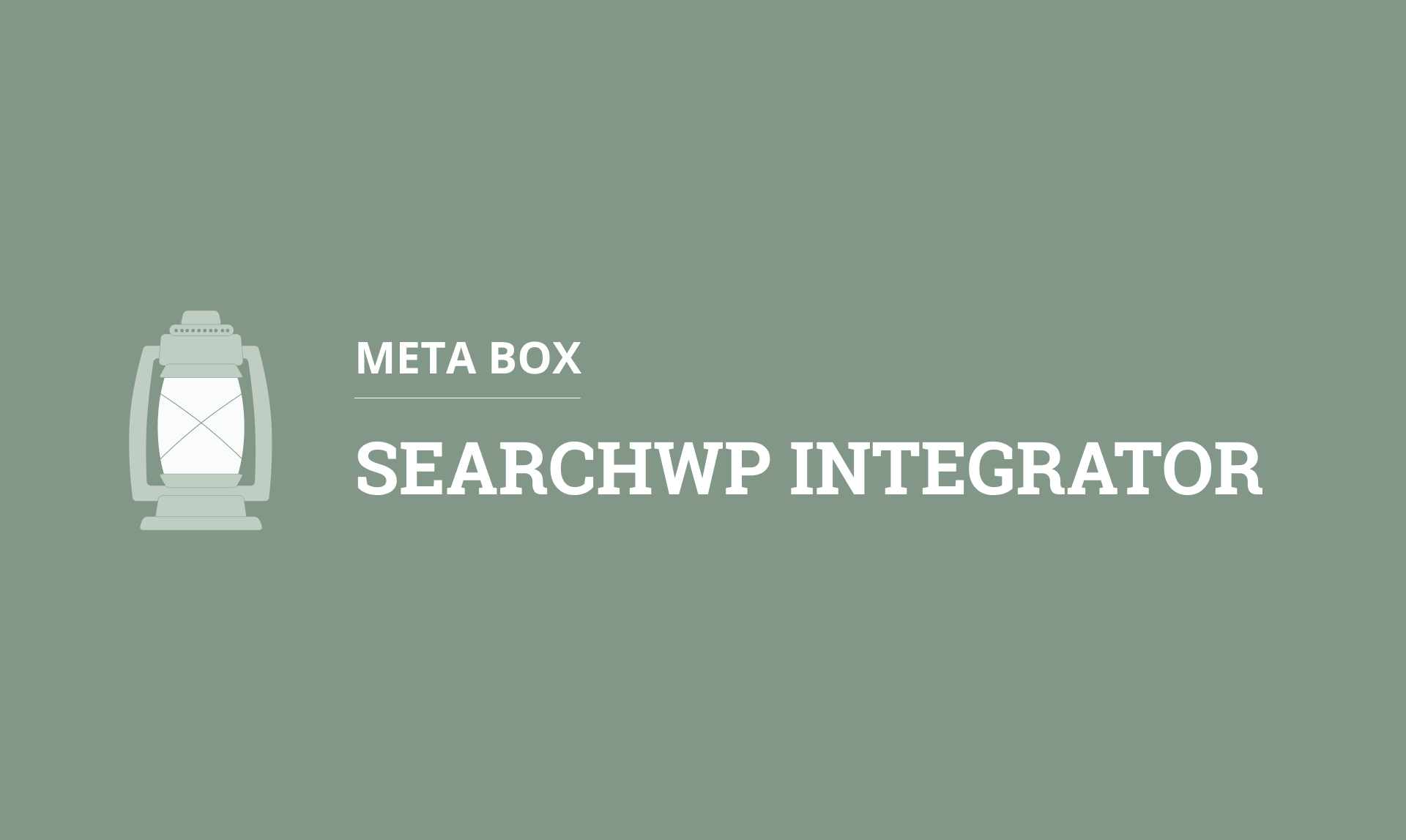 Meta Box - SearchWP Integrator