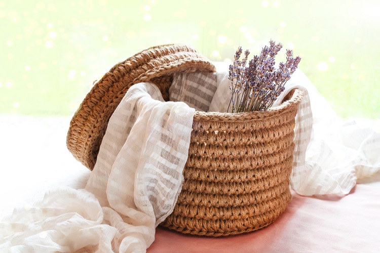 Crocket basket for organizing your stuff harmoniously